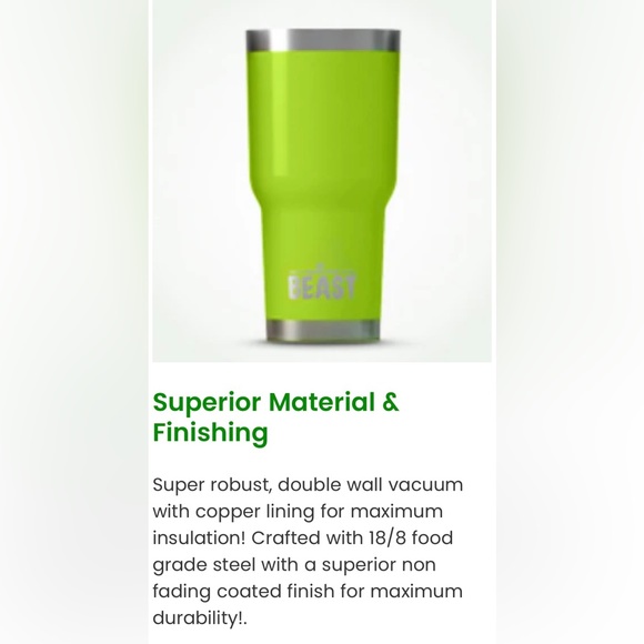 Beast Insulated Cup - Picture 5 of 8
